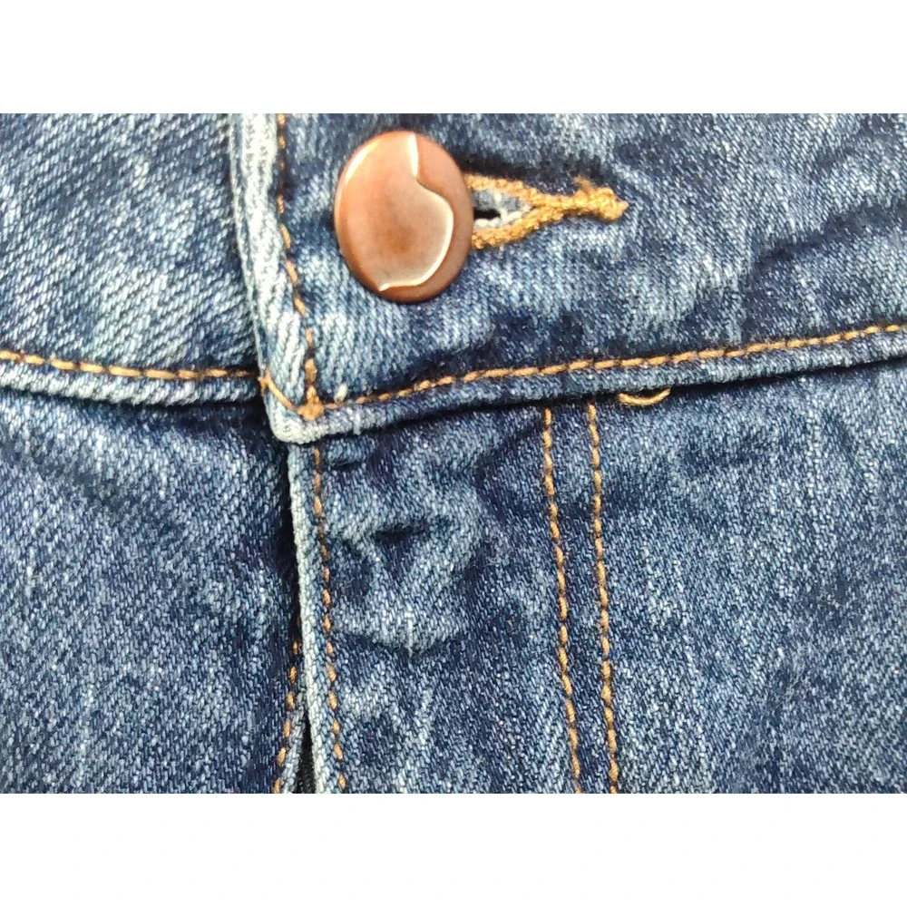 Joe's Jean Shorts Womens Size 28 Blue High Rise Rolled Cuff Frayed Denim Shorts